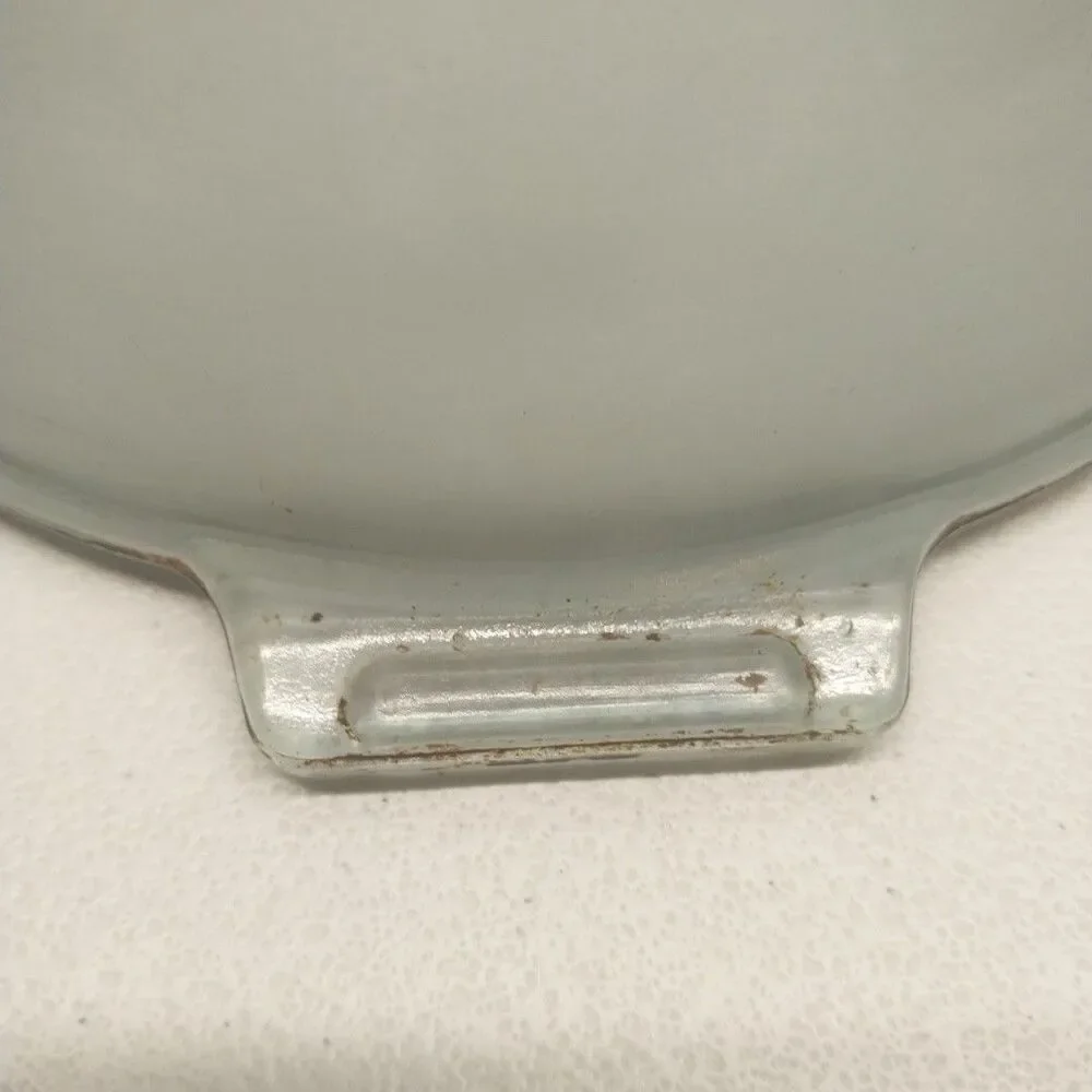 Vintage Pyrex Flameware 822 823 Smoke Gray Glass Casserole Bowls Set of 2